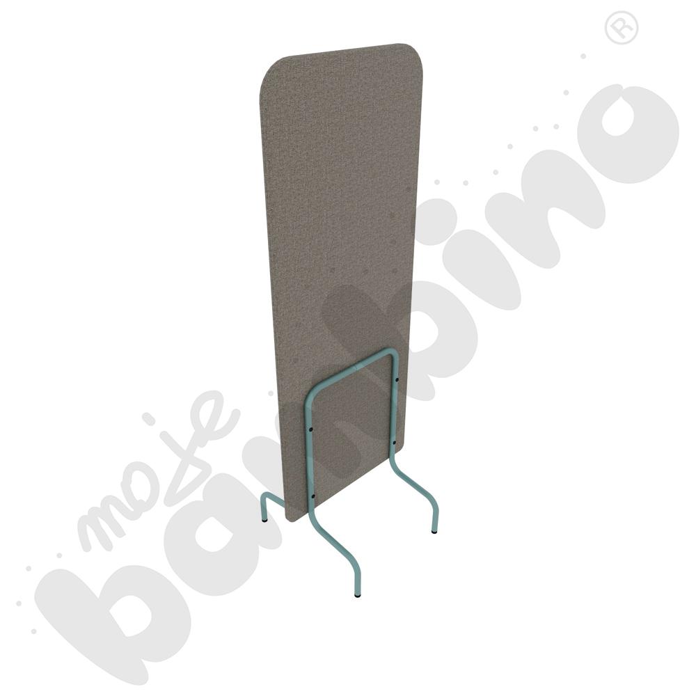 Parawan Versa 60x170 cm z plastikowymi stopkami, stelaż turkusowy, tkanina RO37