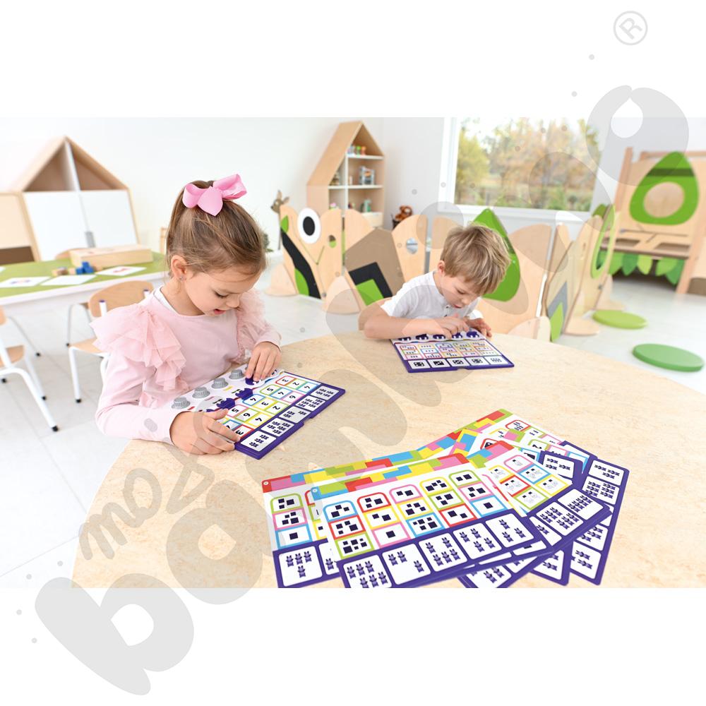 Colorcode - karty zadań - liczby od 1 do 6