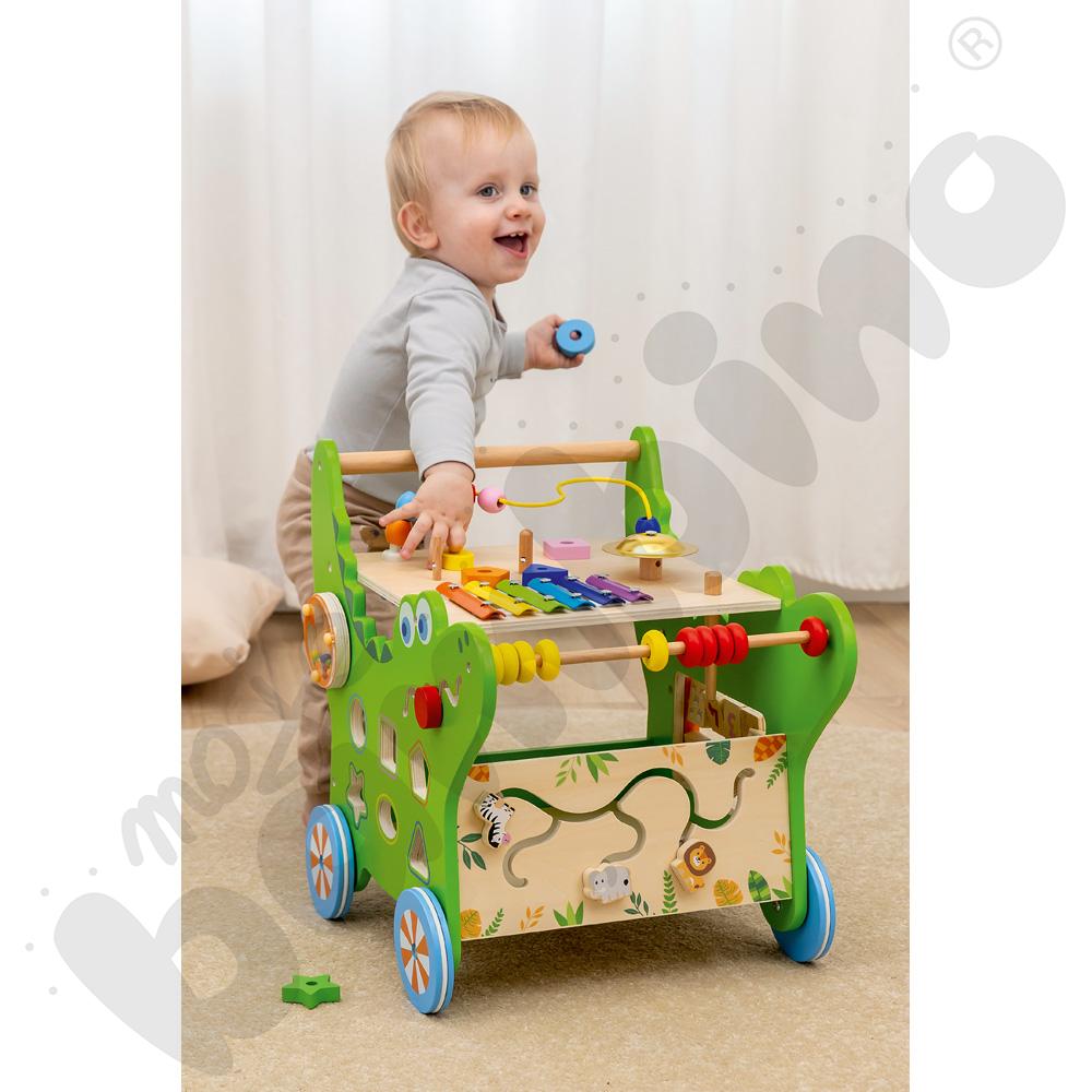 Wózek pchacz Krokodyl