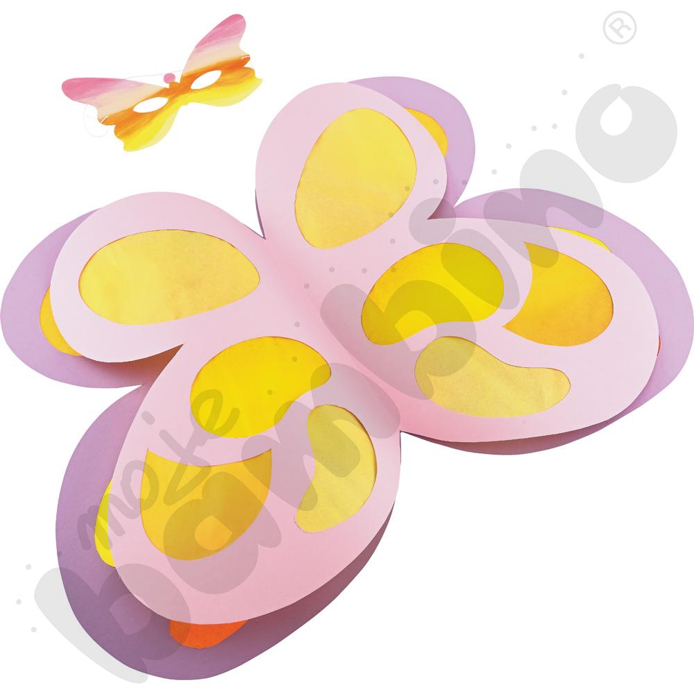 Brystol 10 arkuszy o wym. 50 x 70 cm różowy