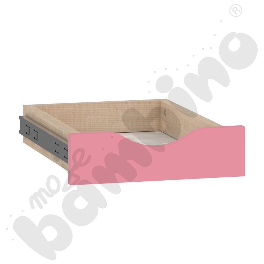 Szuflada Feria mała różowa laminowana