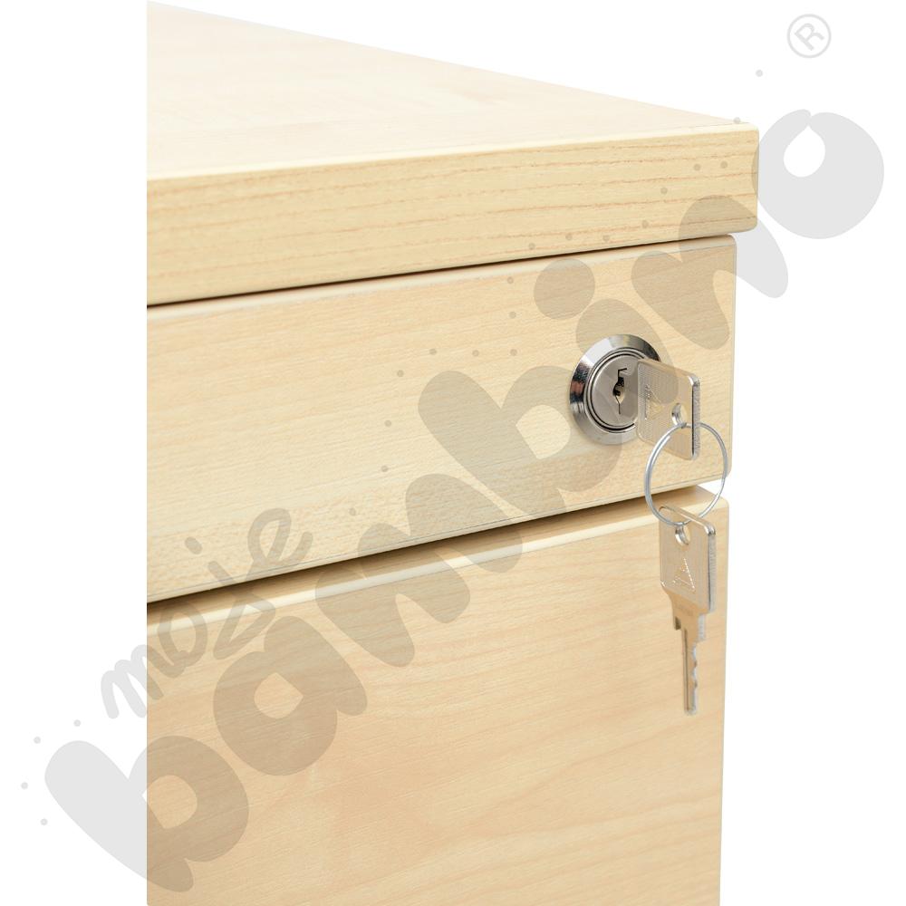 Kontenerek z piórnikiem i kartoteką - klon 375