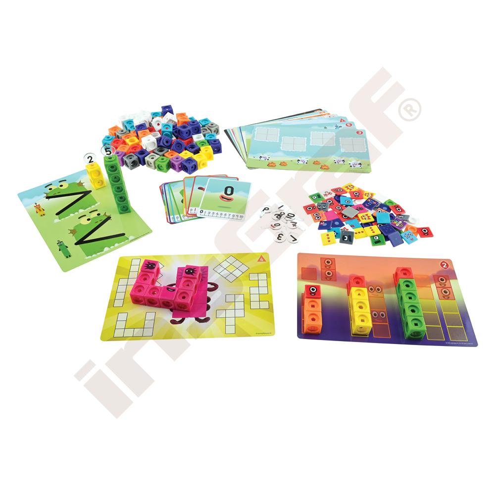 Matematické kocky s kartami úloh 1-10
