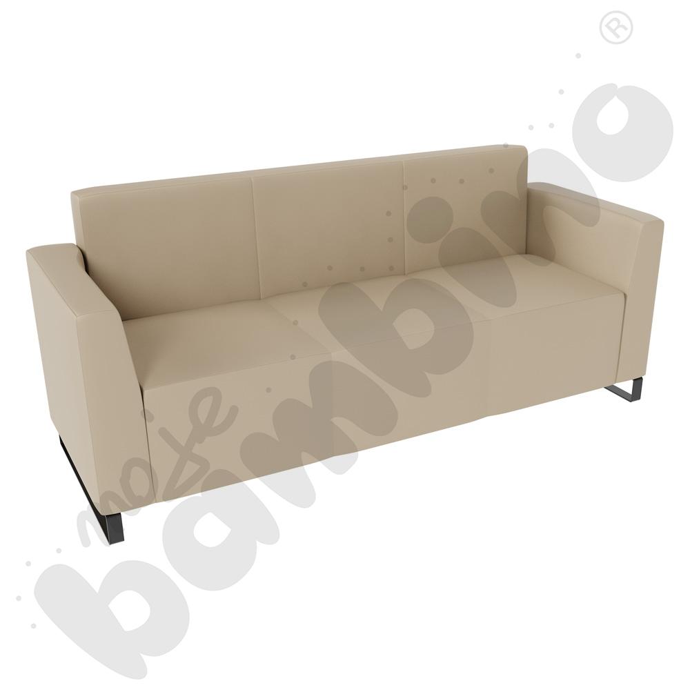 Sofa Universum 3-os. wys. 82 cm, 2 boki niskie, tkanina MT05