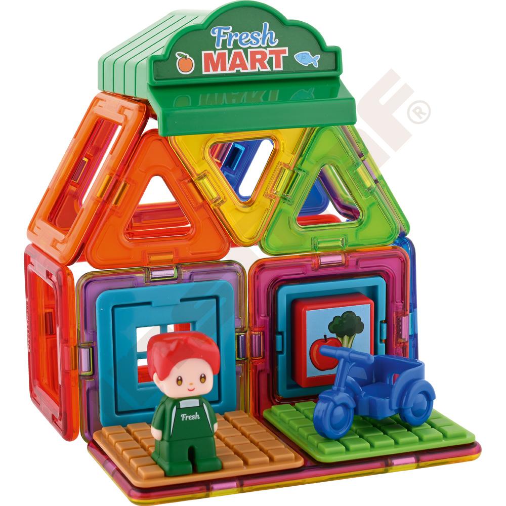 
Magformers Town-Set - Supermarkt
