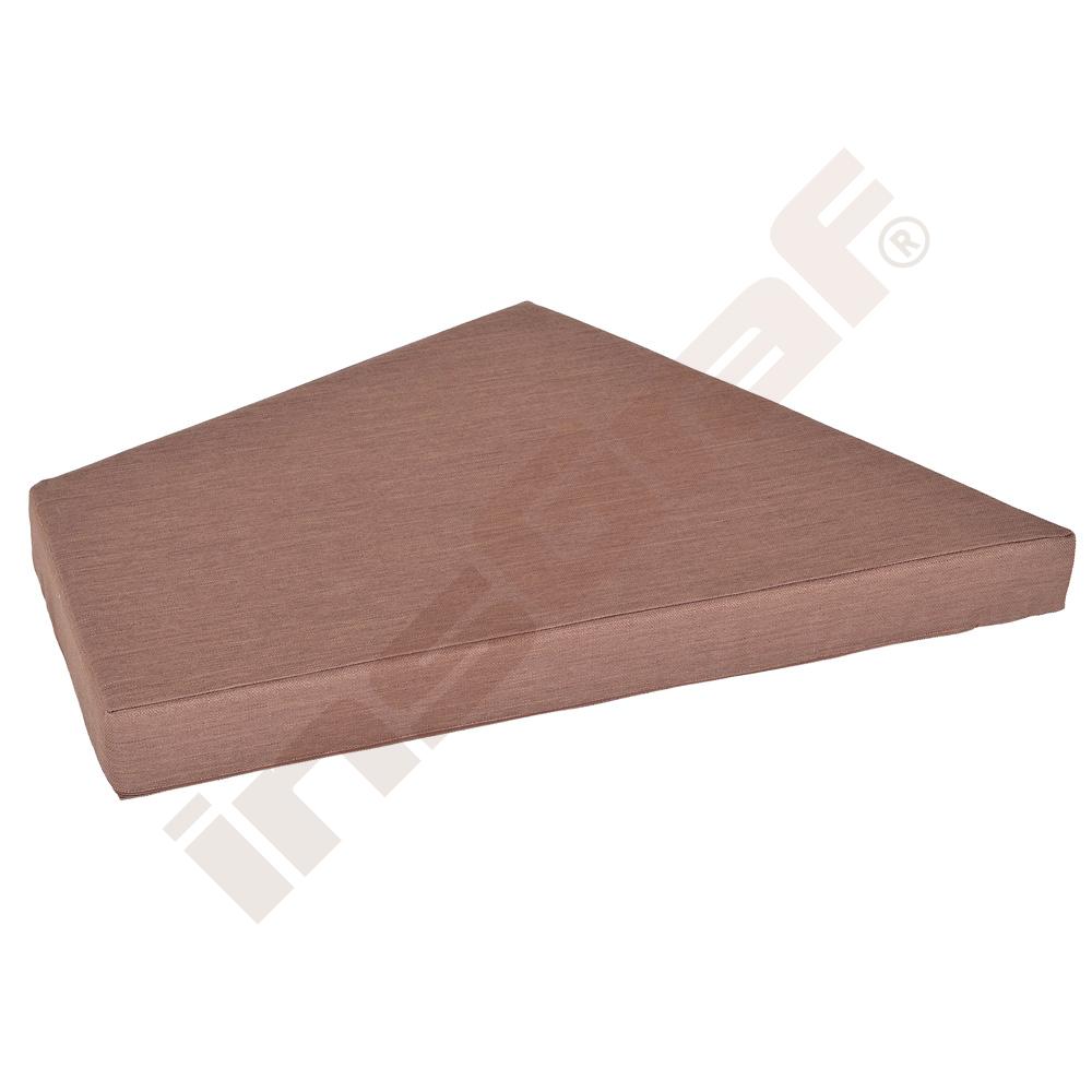 Žíněnka Quadro 2 hnědá, výška 10 cm