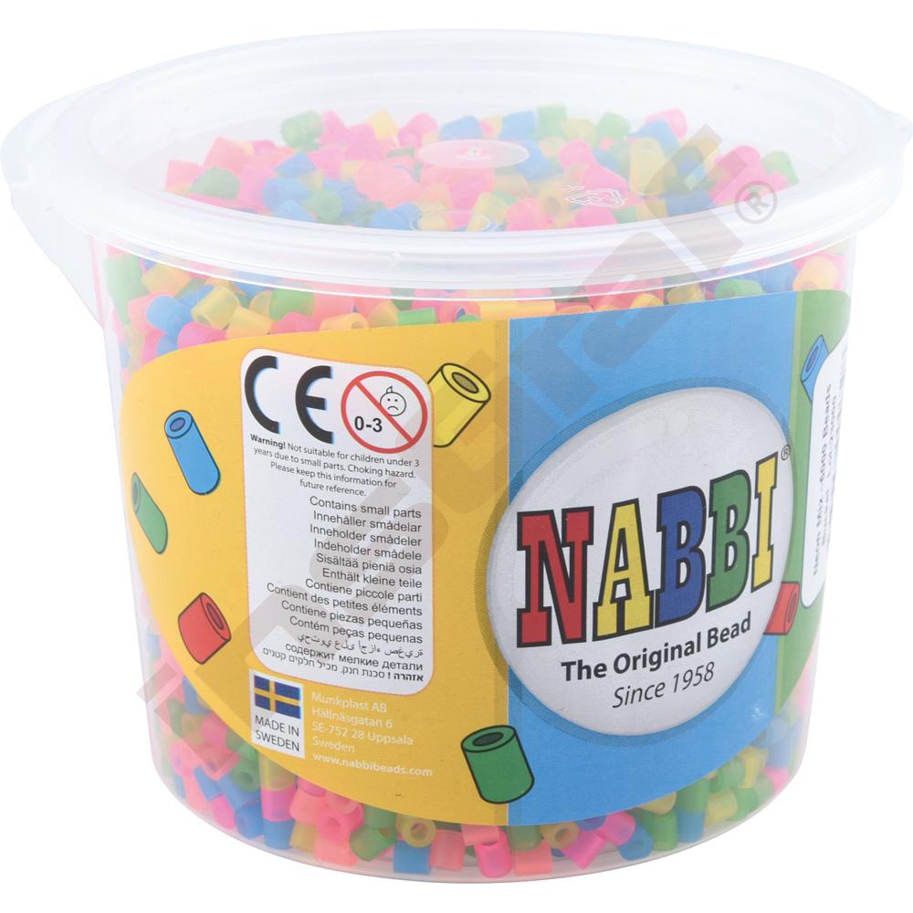 
Bügelperlen NABBI® MIDI 5.000 Stck., Neon
