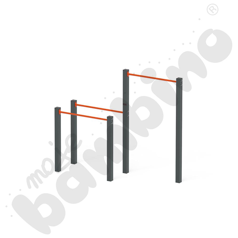 Street workout 138 drążki Orange