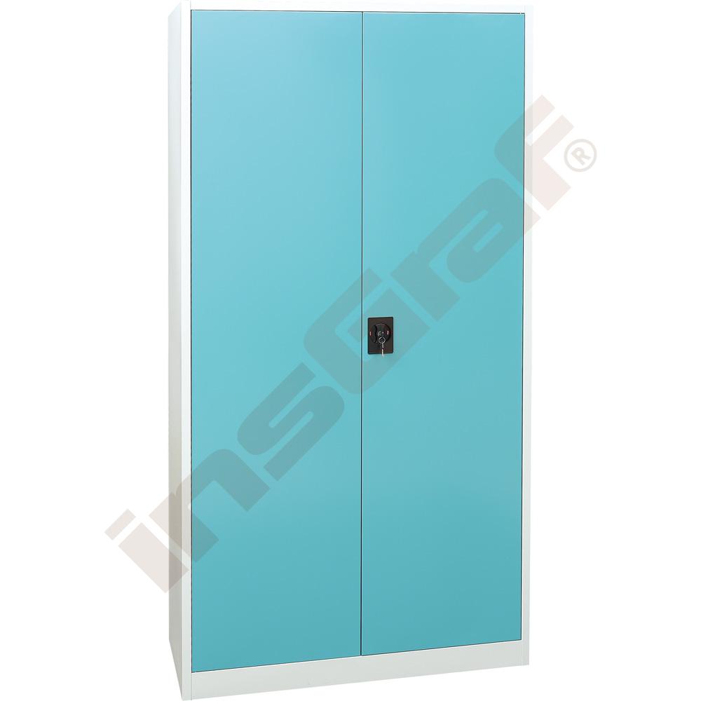 
Aktenschrank 100, Türen blaugrün
