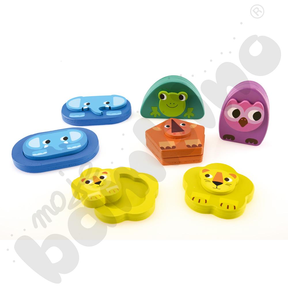 Magnetyczne zwierzątka - zabawa w chowanego