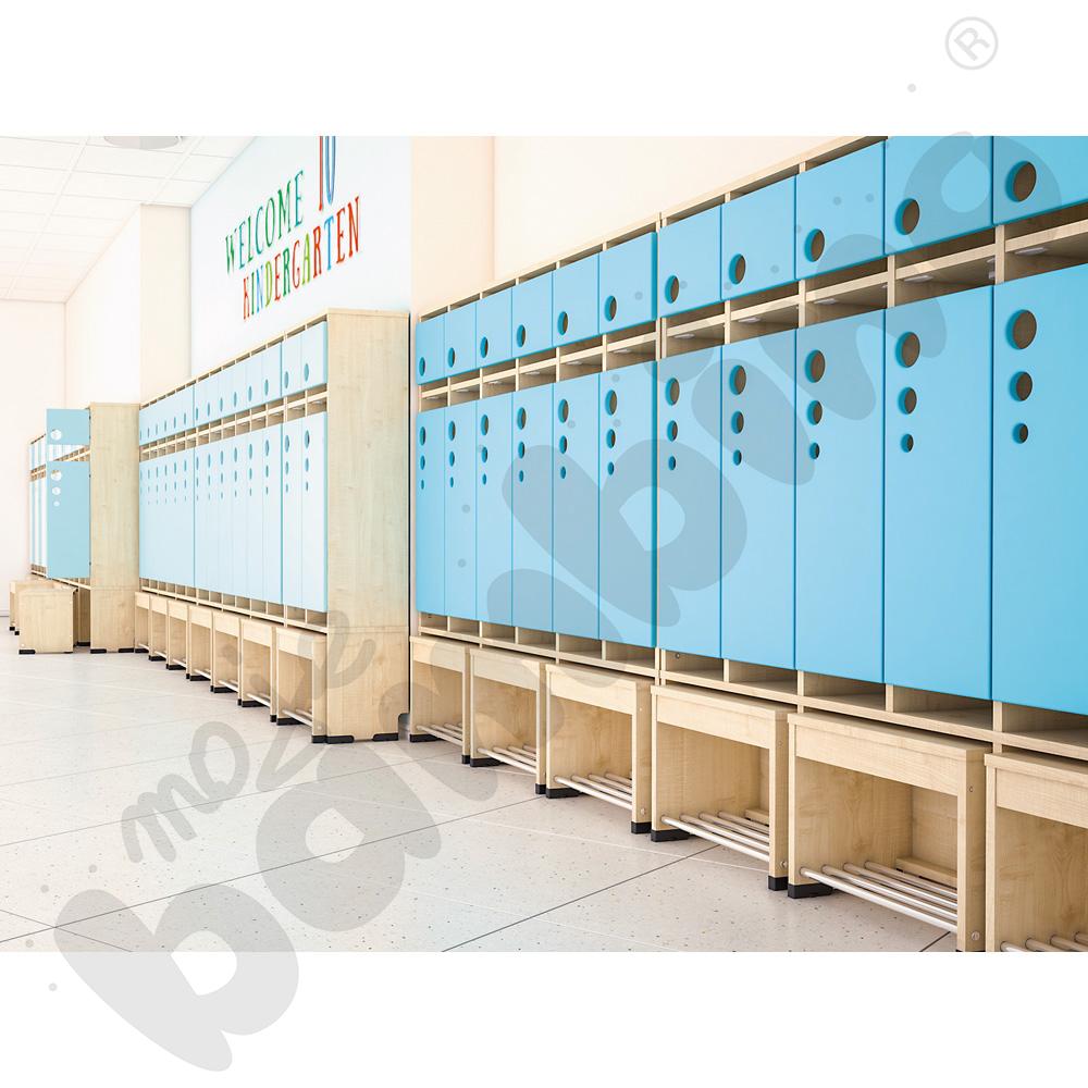 Szatnia Kropla z wysuwanym siedziskiem 4-os., wys. 31 cm 