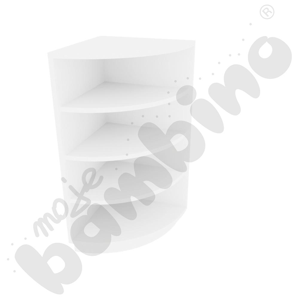 Quadro - szafka narożna M, biała