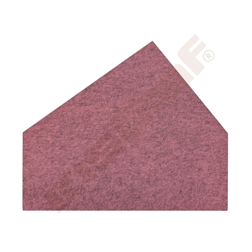 EKO dekor - malý domeček - pastelově světle růžový