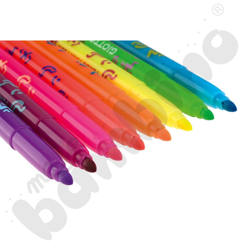 Pisaki fluo, 8 kol.