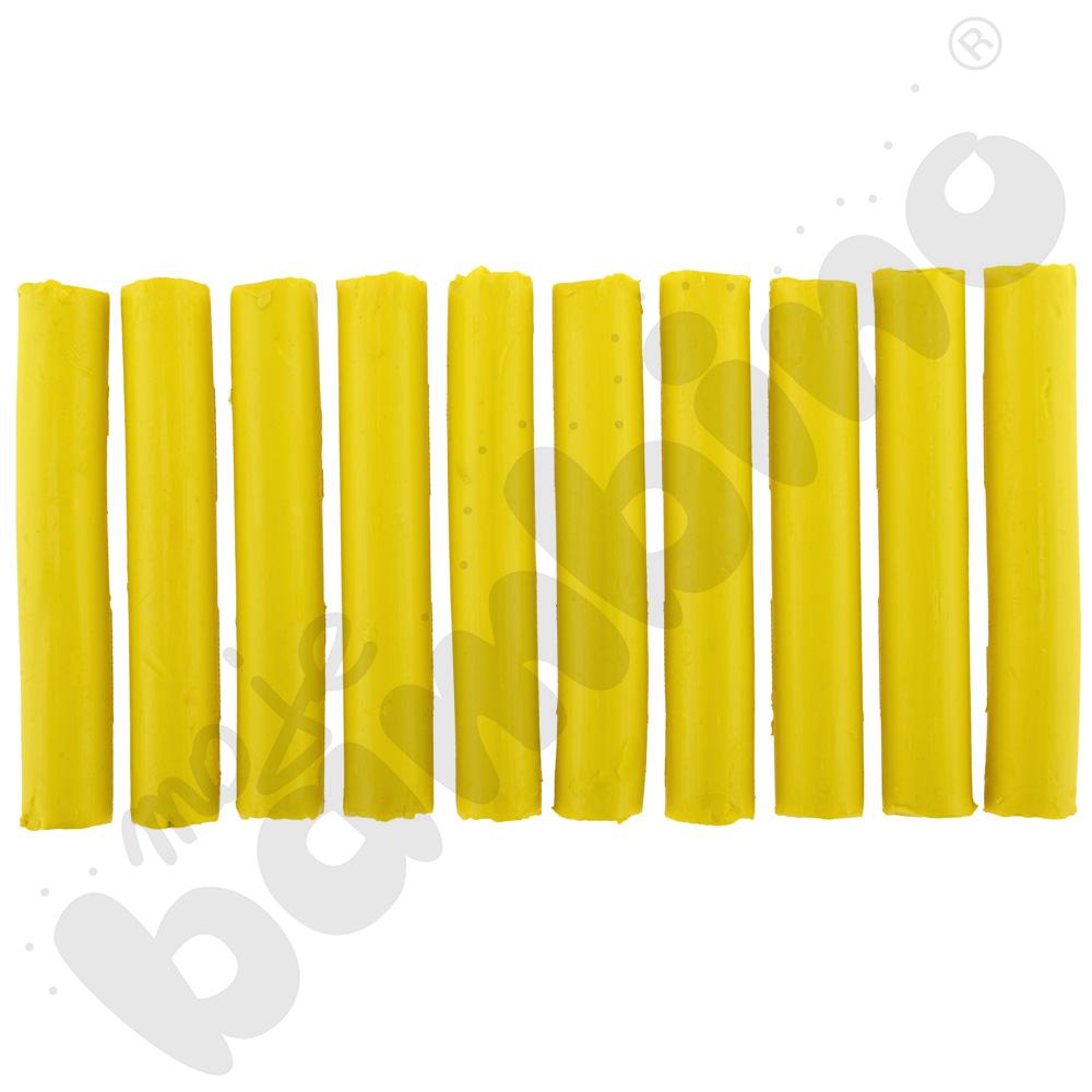 Plastelina żółta, 10 szt.