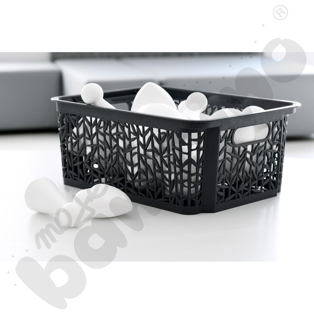 Koszyk Bamboo wys. 12 cm antracyt