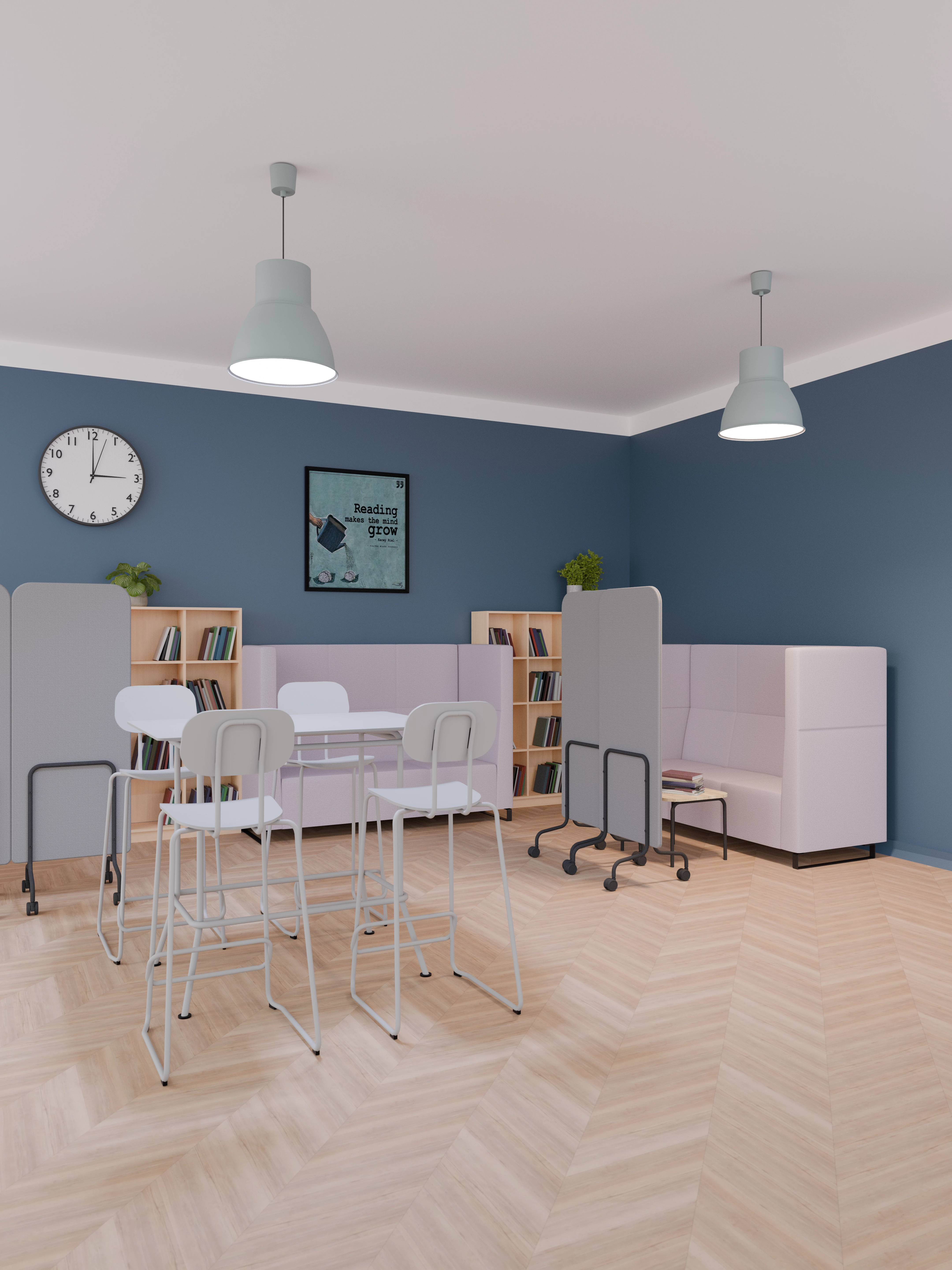 Strefa ciszy w bibliotece