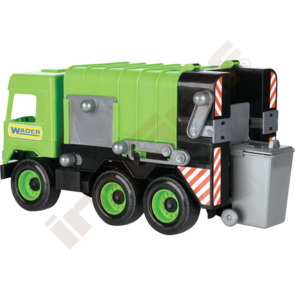 Middle Truck - zelené smetiarske auto