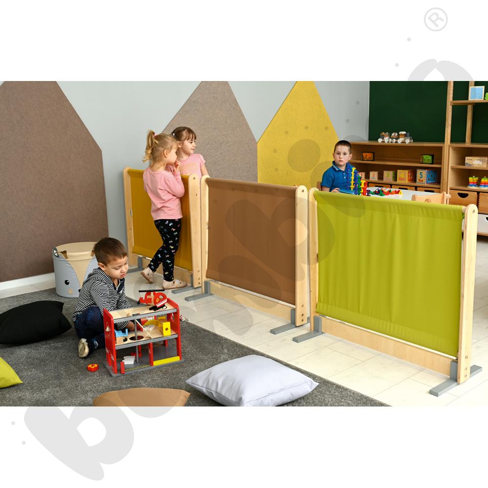 Parawan żółto-musztardowy