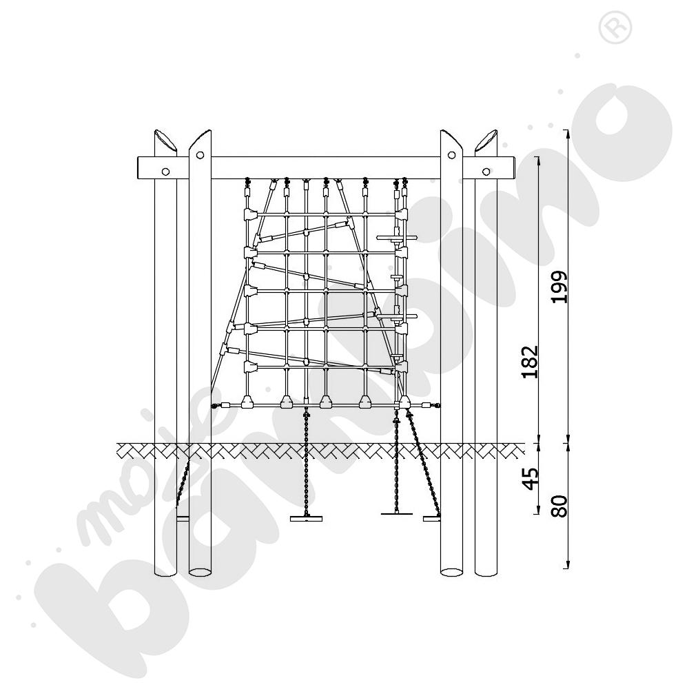 Wspinaczka sieciowa Robinio