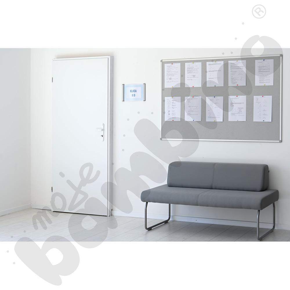 Tablica korkowa w aluminiowej ramie 100 x 150 szara