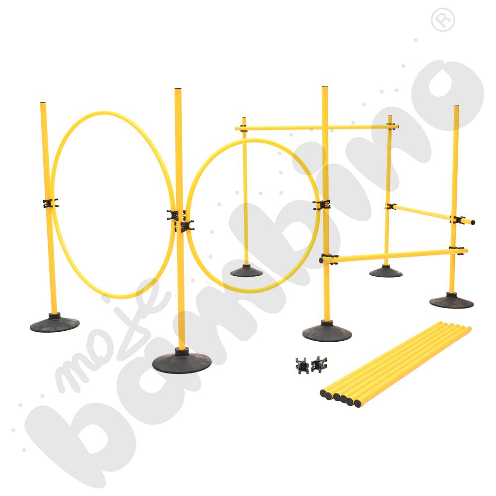 Zestaw tyczek i obręczy