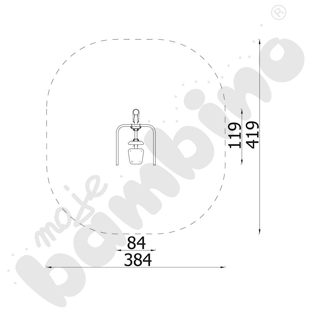 Wyciąg górny - wolnostojący