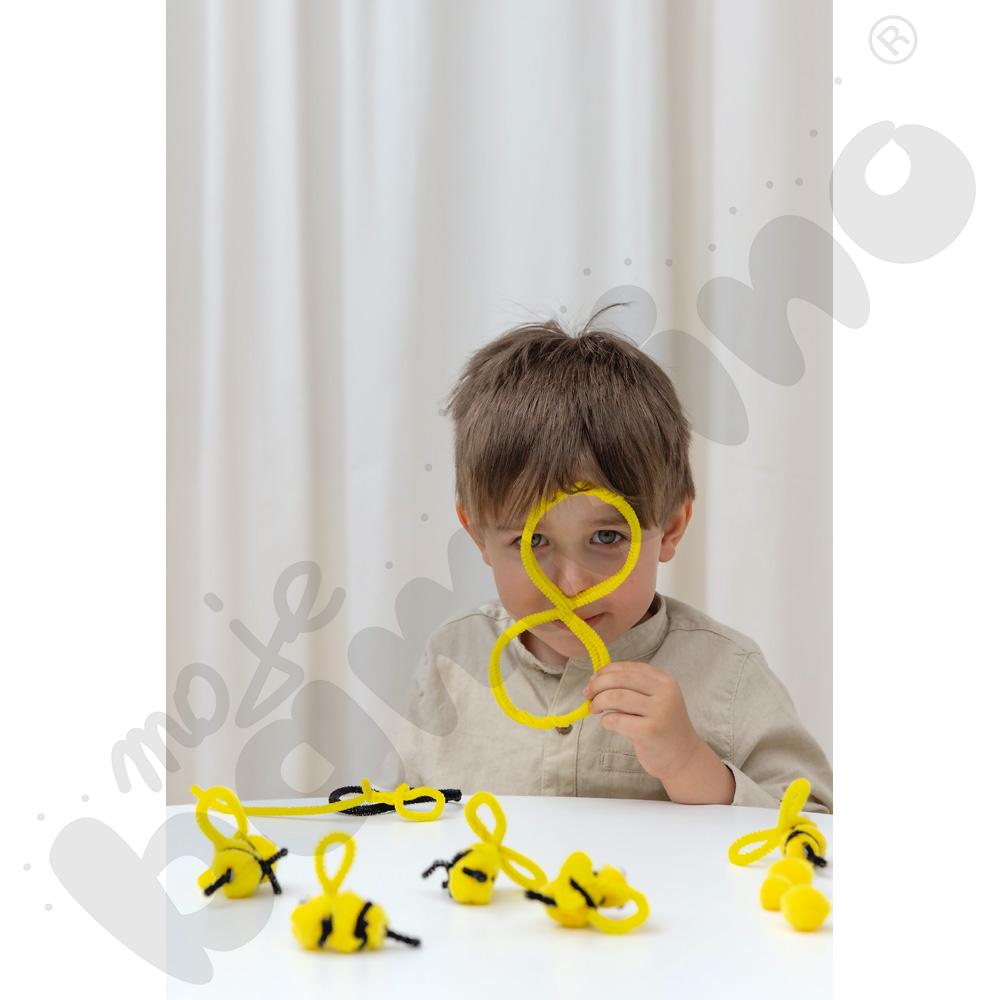 Druciki kreatywne 0,4 x 30, 100 szt. - czarne