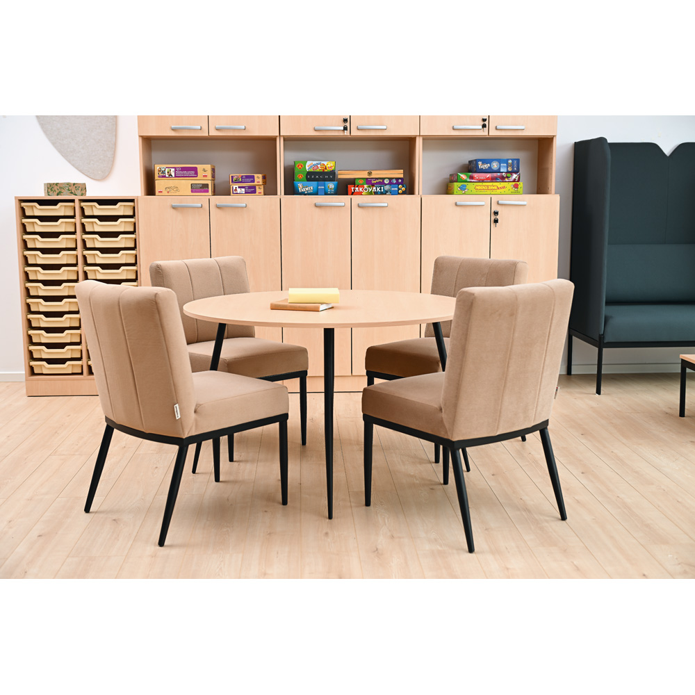 Stôl Xena okrúhly pr. 120 cm –  javor