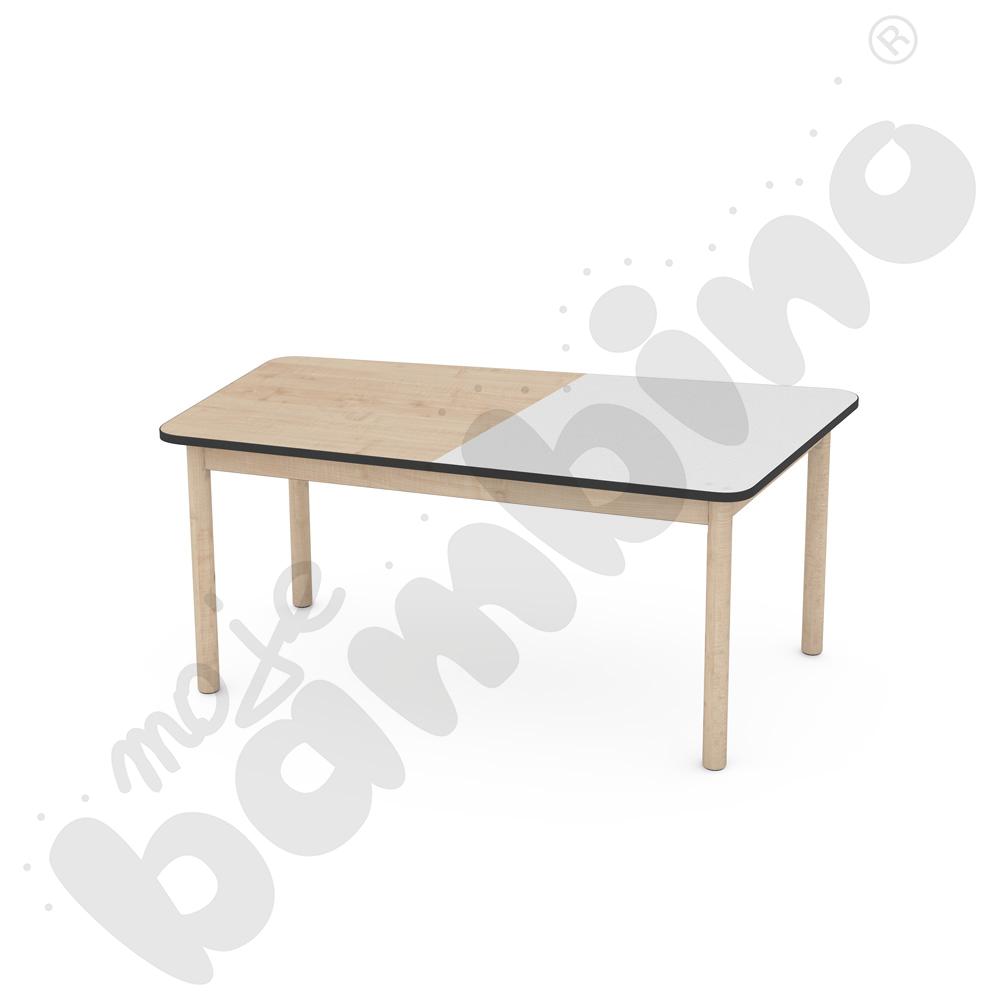 Blat stołu FLO szer. 131 cm biało-klonowy