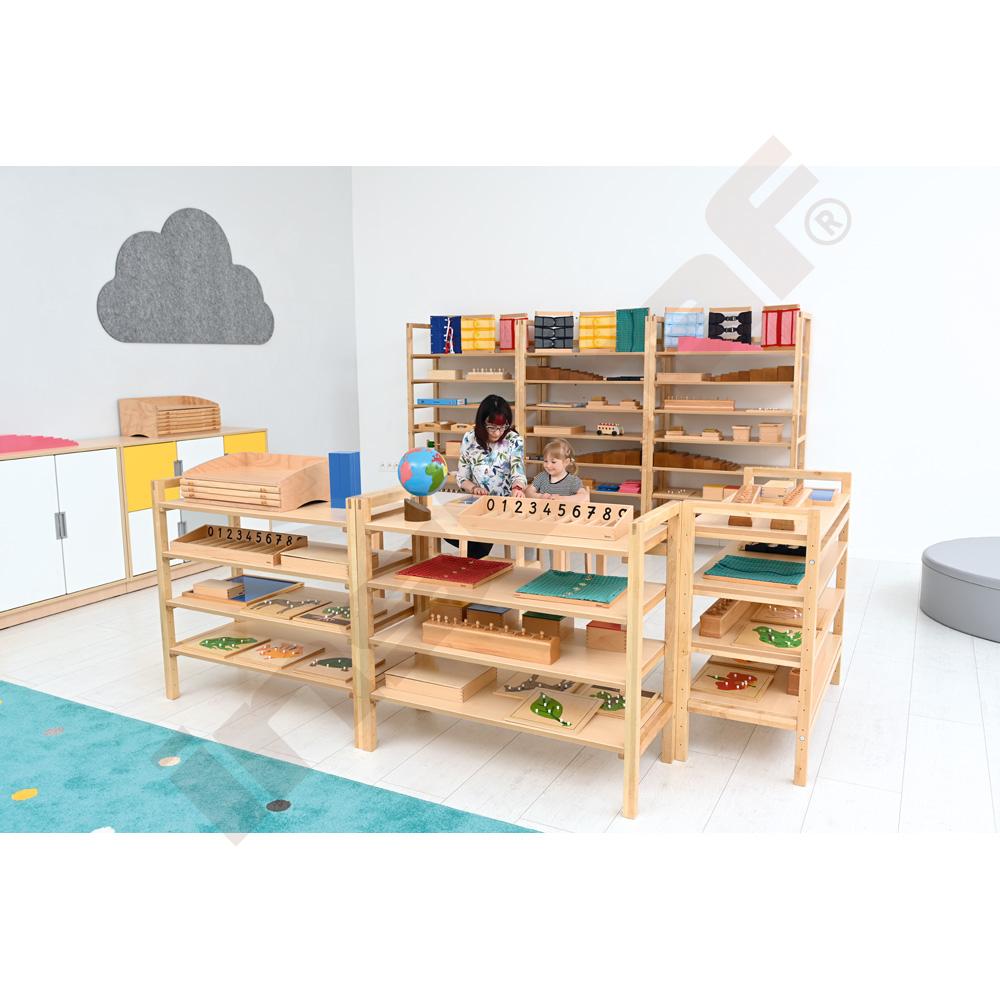 Regály Flexi na edukační pomůcky, výška 160 cm