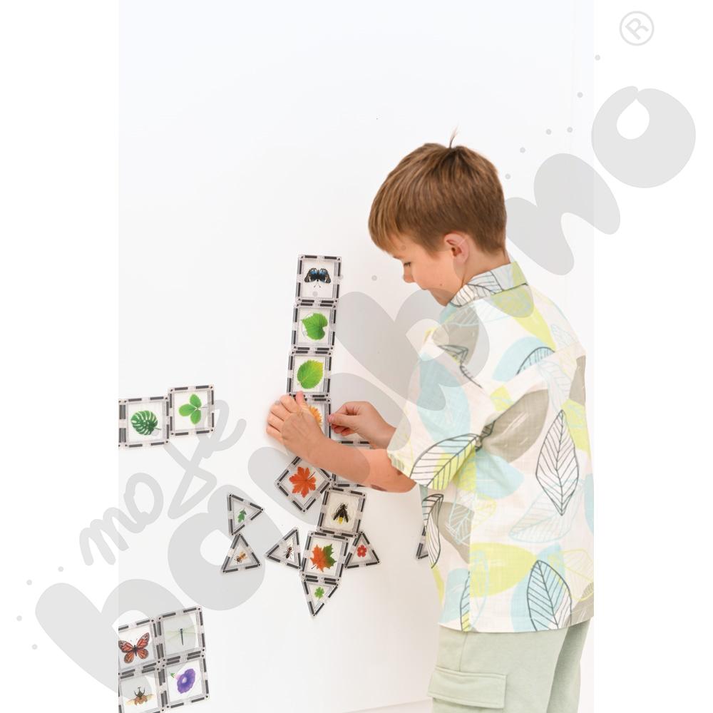 Klocki magnetyczne transparentne