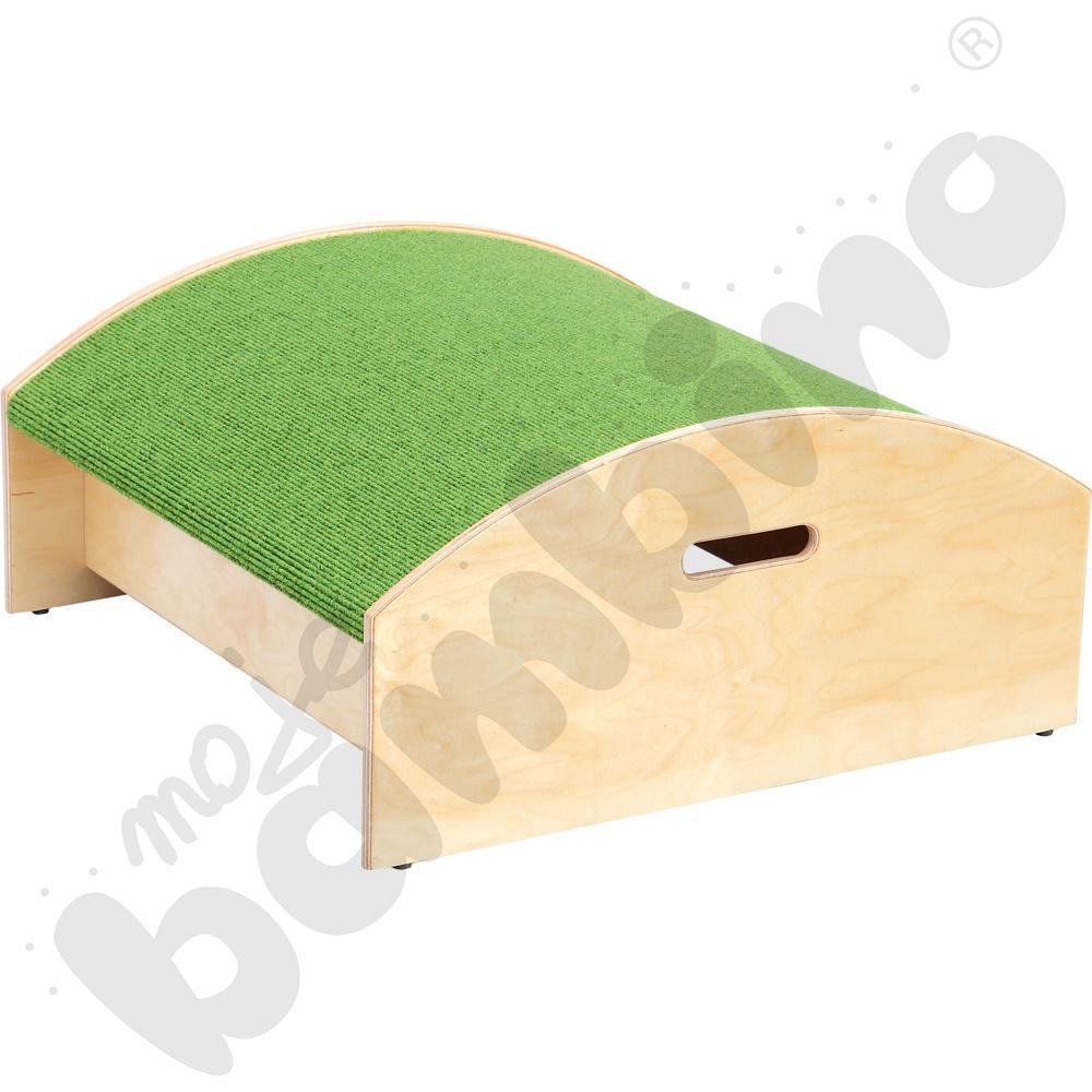 Podest kwadrat wypukły, wys. 20 cm - ciemnozielony