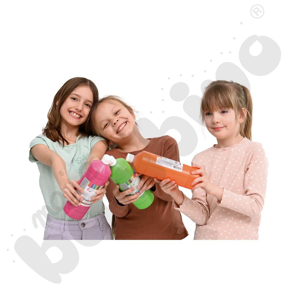 Tempera 1000 ml - różowa