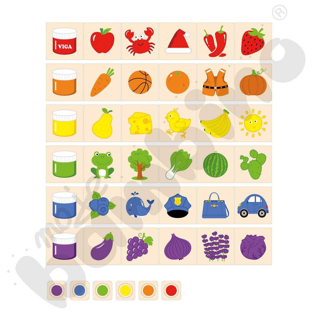 Kolory - układanka logiczna