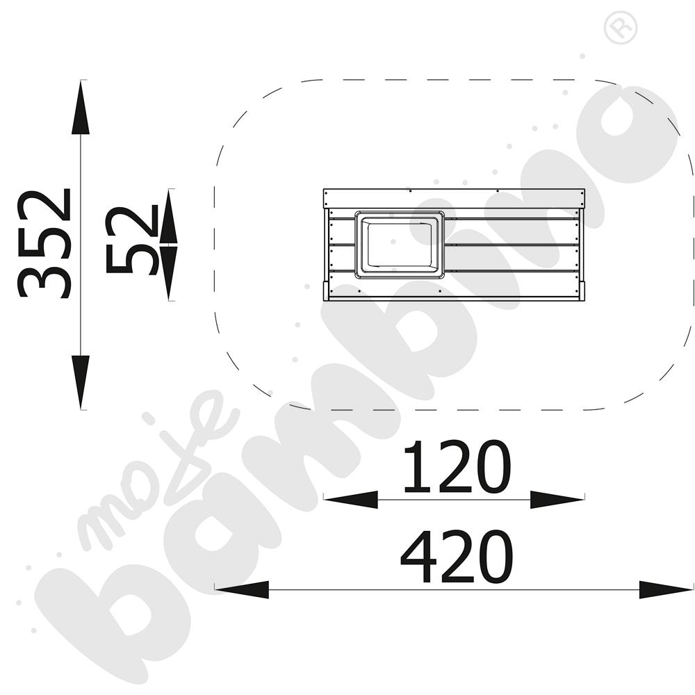 Kuchnia błotna Terra z kotwami