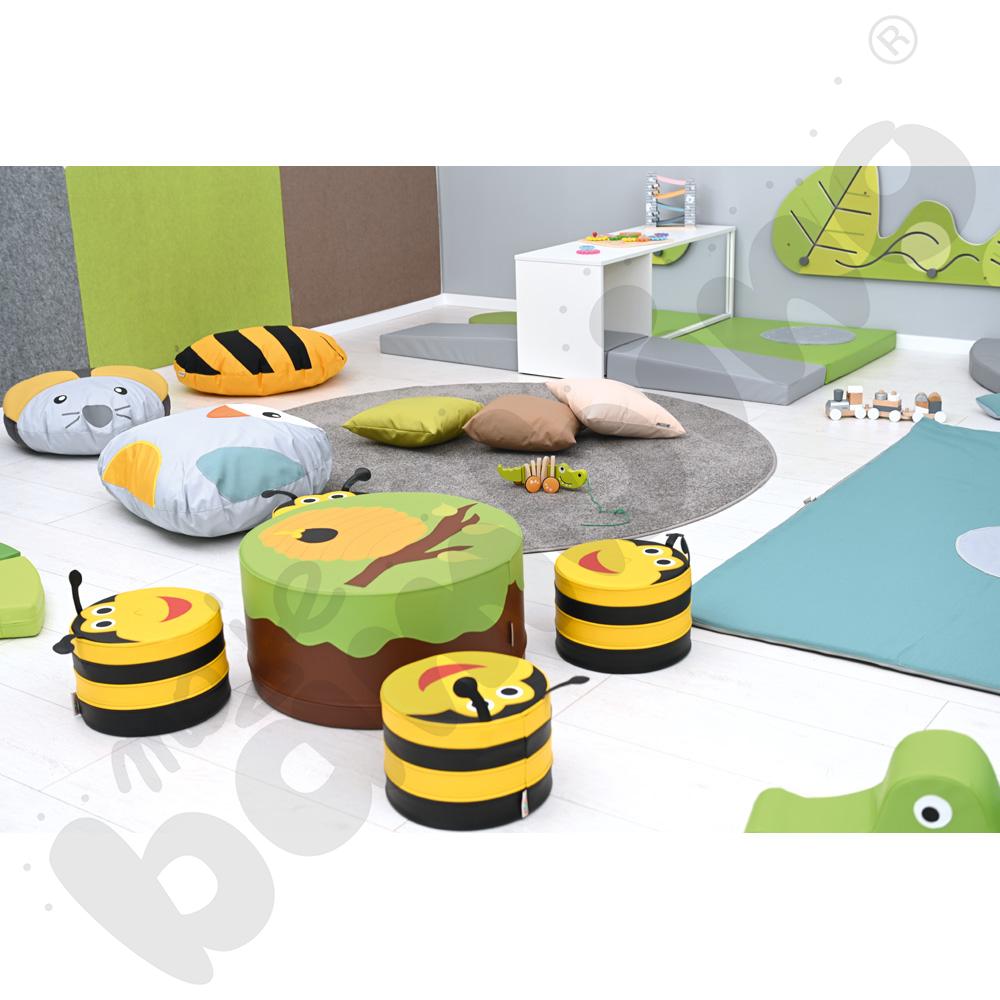 Zestaw siedzisk z pszczółką