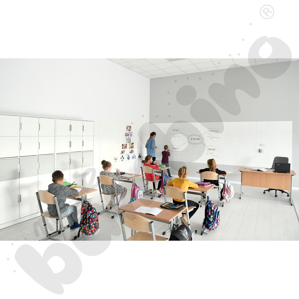 Krzesło T z regulowaną wysokością rozm. 5-6 aluminium