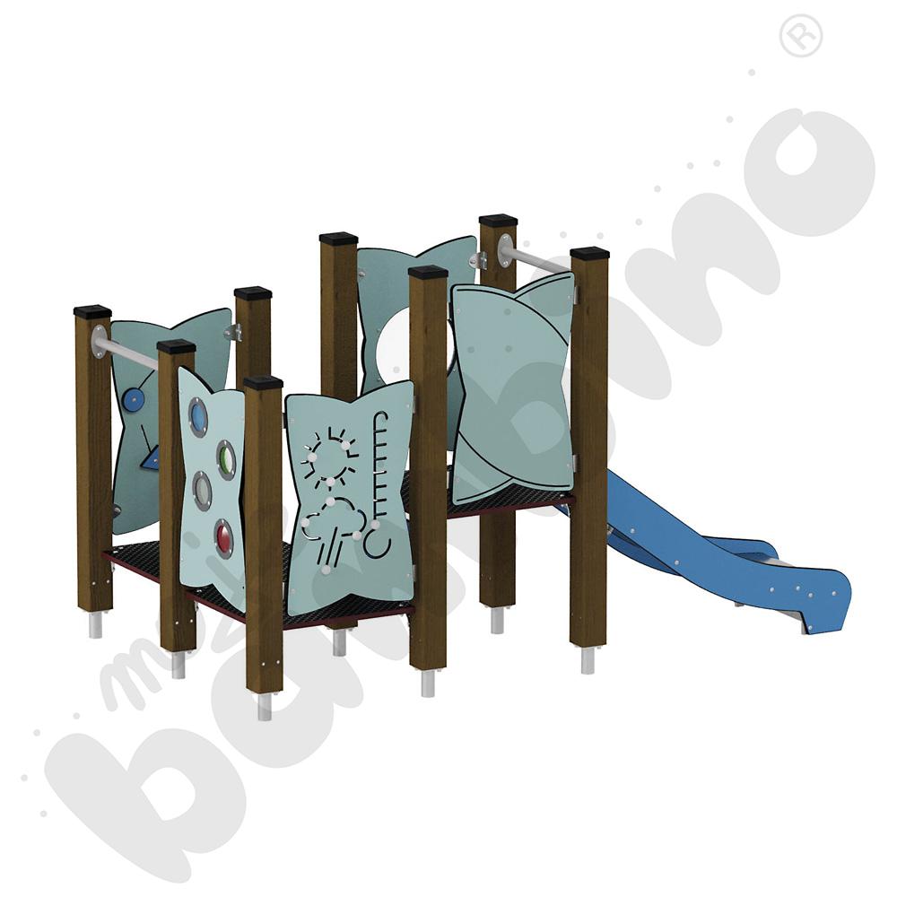 Zestaw Urbi 3, słupy drewniane B