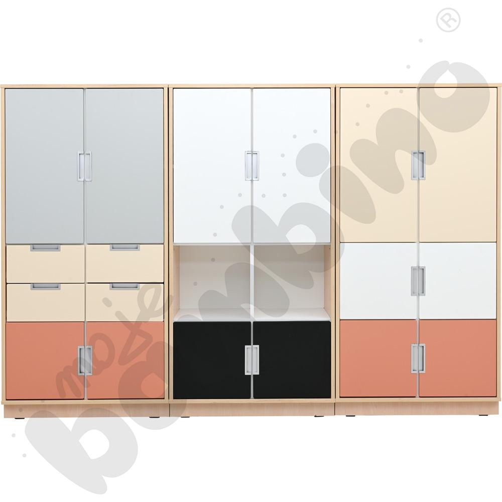 Quadro - zestaw 261, skrzynia klon jasny