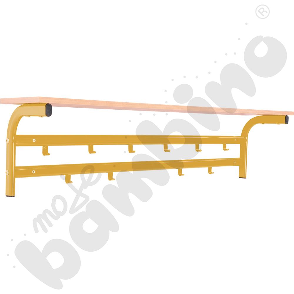 Wieszak szatniowy - musztardowy   