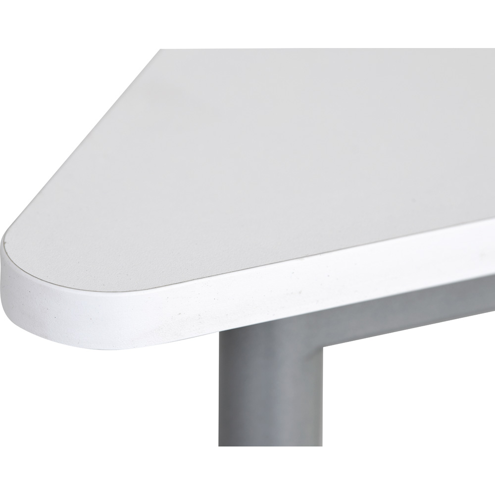 Trojhranný stôl Moove+, veľ.6, výška 76 cm - biely   