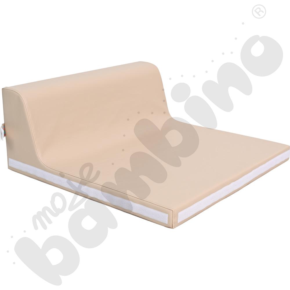 Kanapka leżaczek beżowa do kojca Siessta - MED