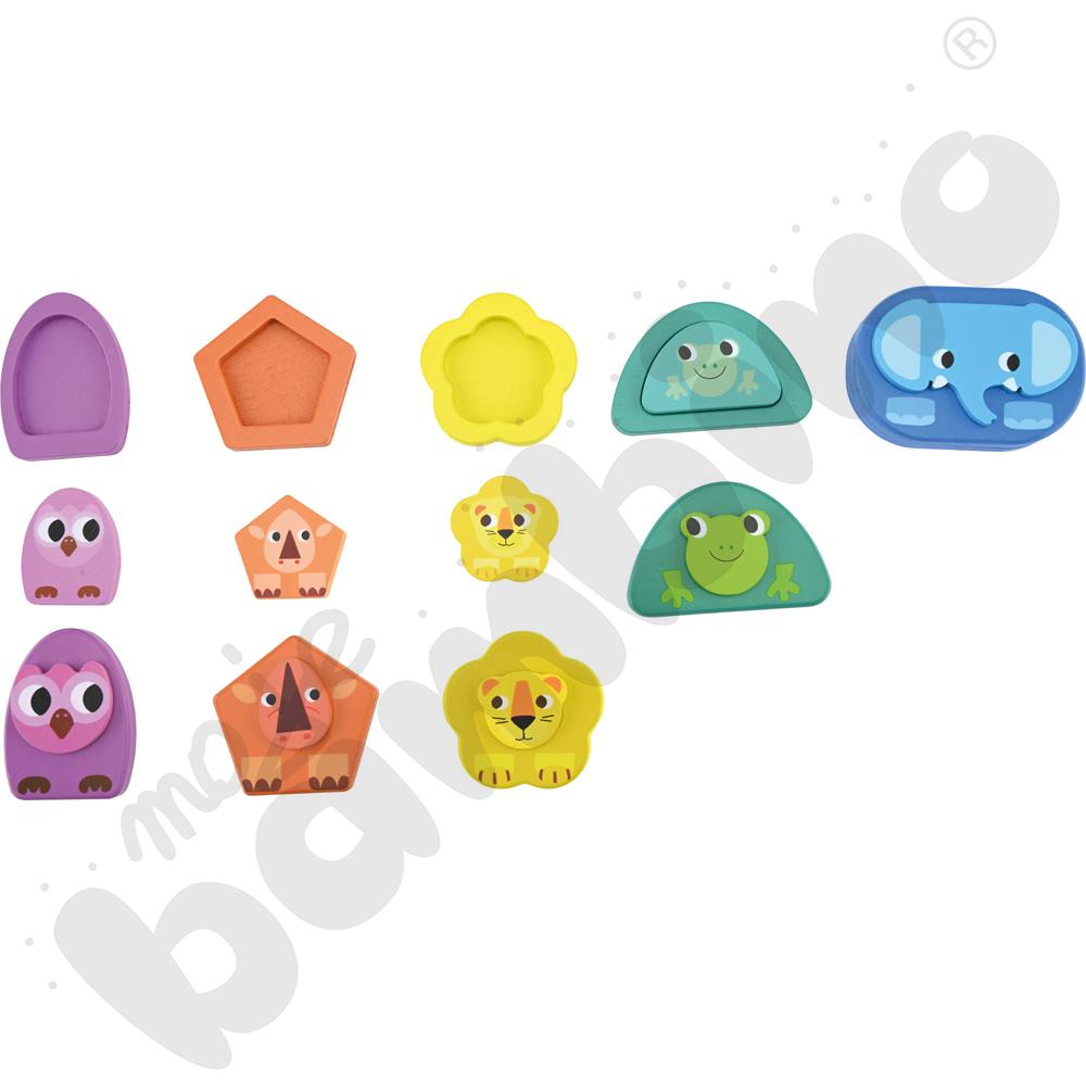 Magnetyczne zwierzątka - zabawa w chowanego