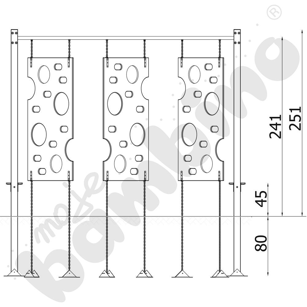 NinjaWorkout Starter - Ruchome ścianki