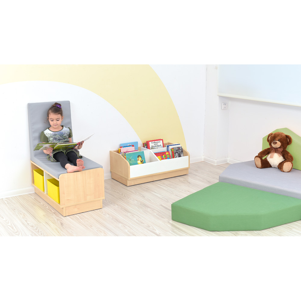 Quadro - nízka skrinka so sedákom