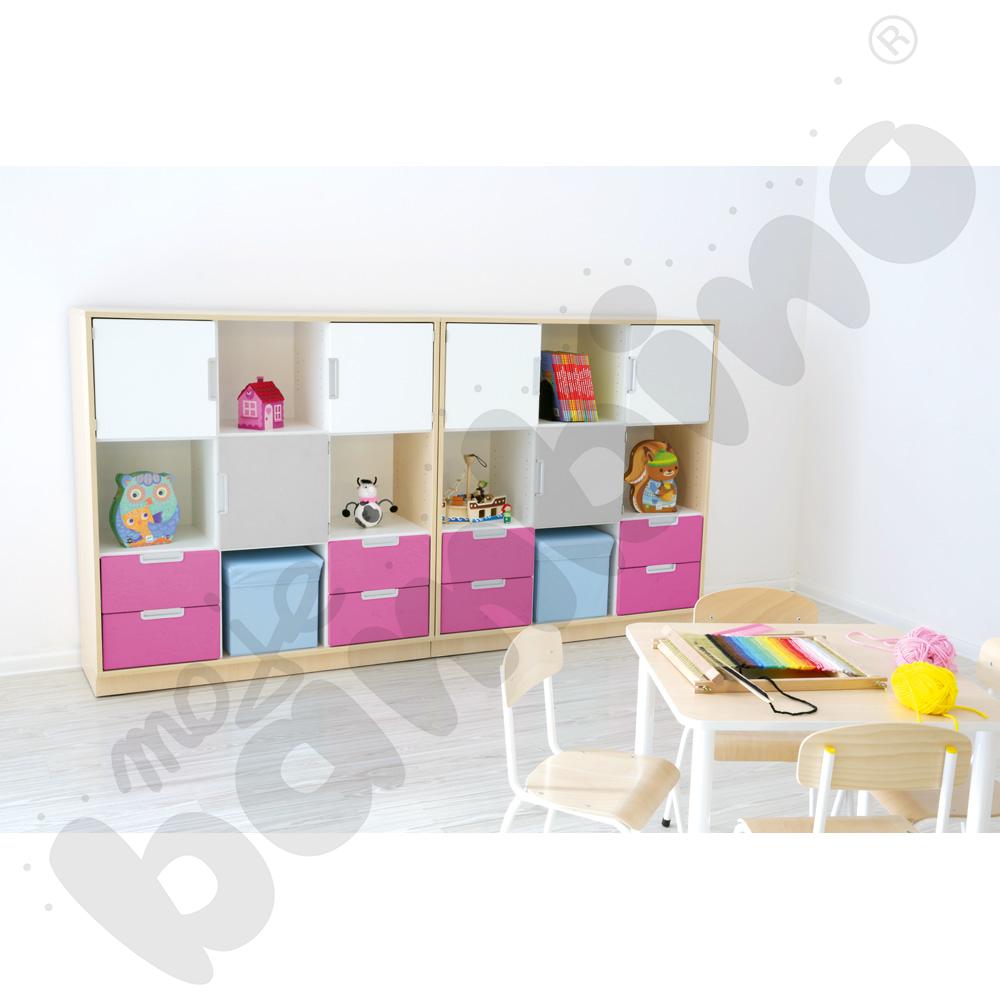 Quadro - zestaw 5, 90 st., skrzynia klon jasny