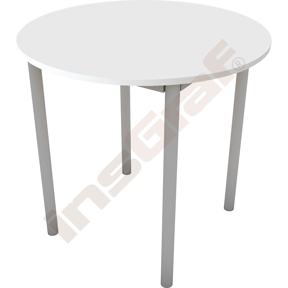 Kávový stolek Expo prům. 80 cm - bílý