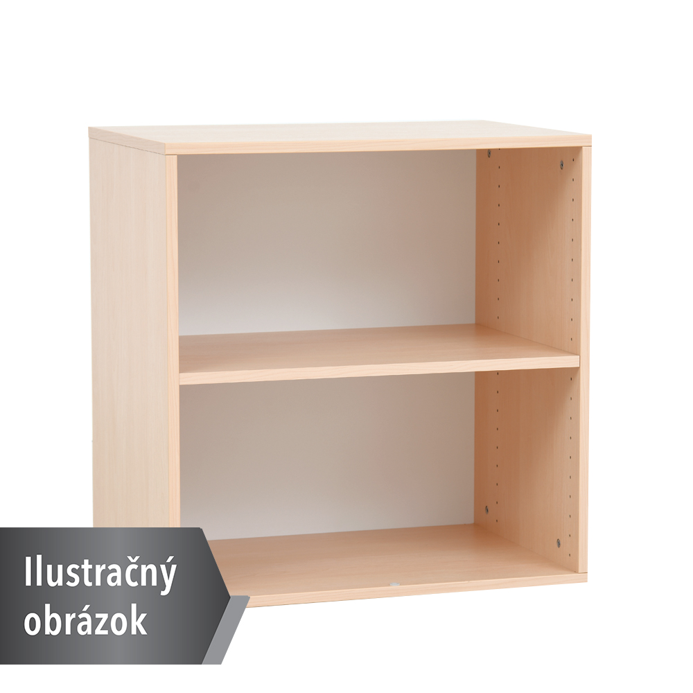 Nadstavec Grande M ku skrinke na plastové úložné boxy, šírka 70,2 - biely 