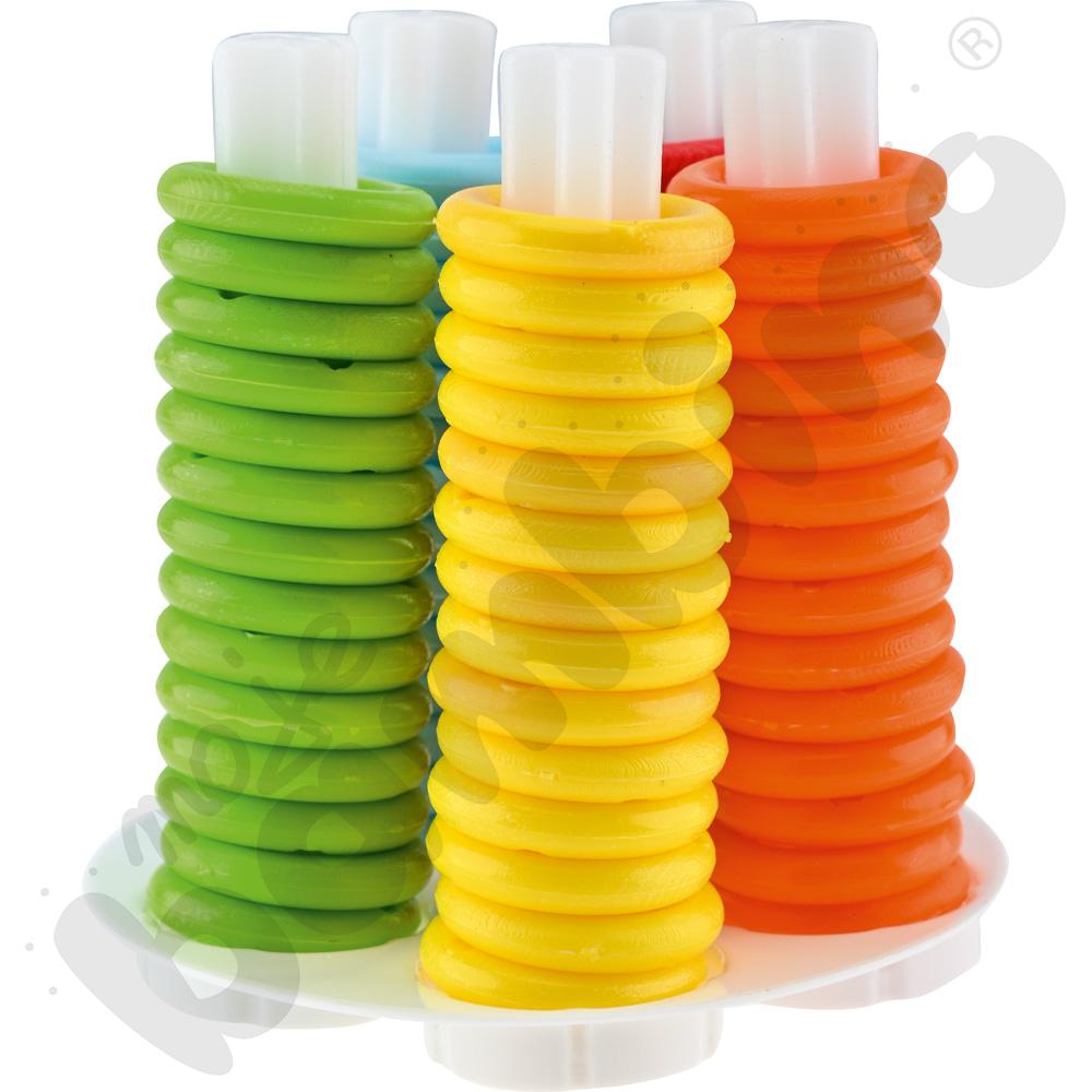 Mozaiki Maxi - zestaw edukacyjny, 9 kol.